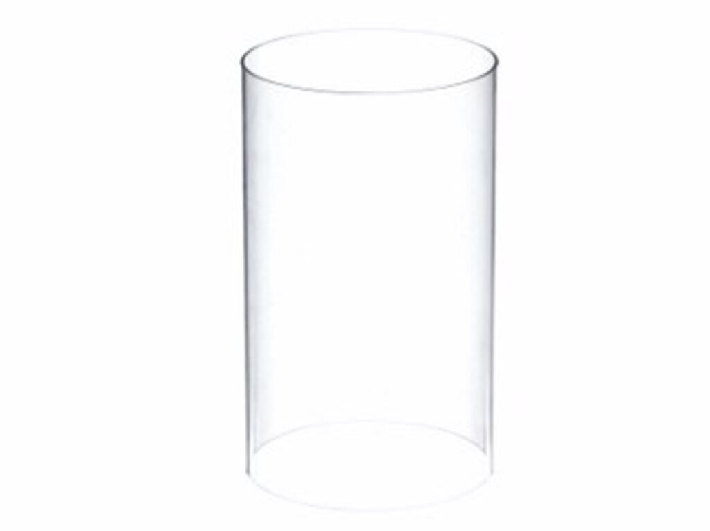 Cilindro parafiamma vetro cm 12x12x20 trasparente - b3769