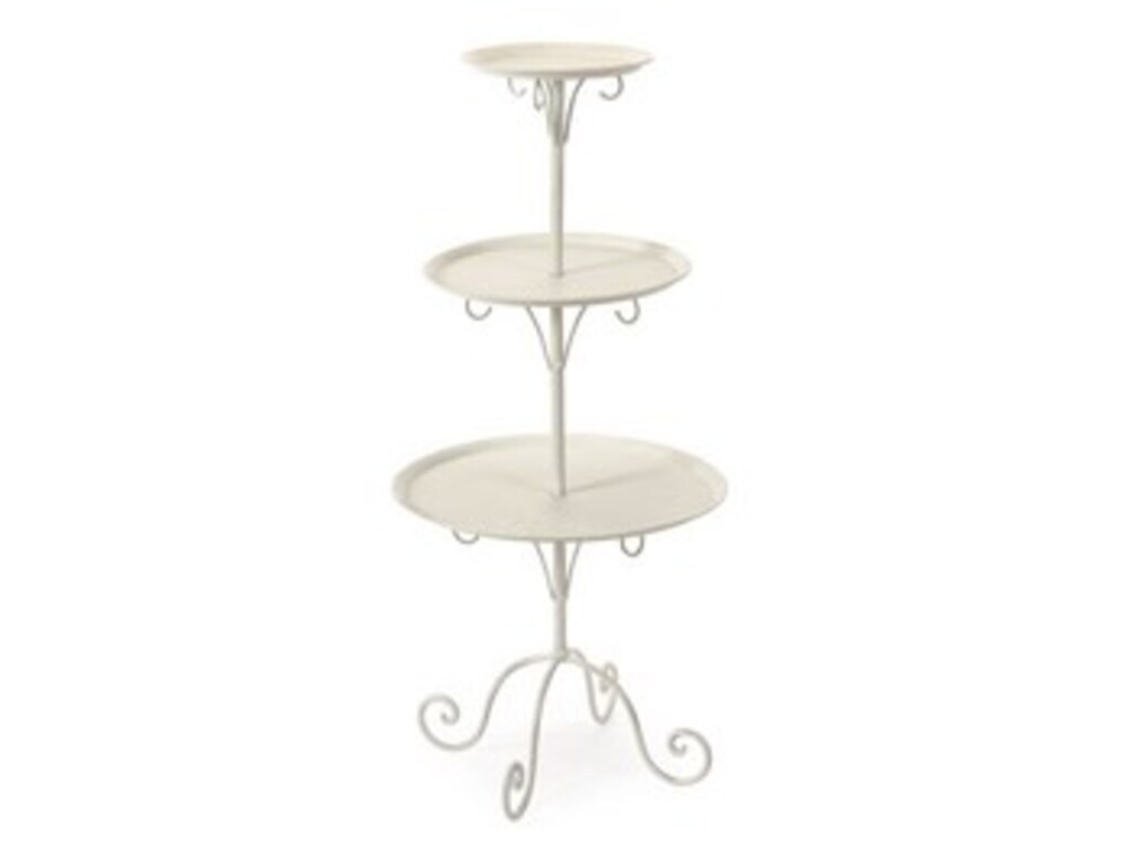 Etagere metal x3 cm 42x42x94 bianco - b3909