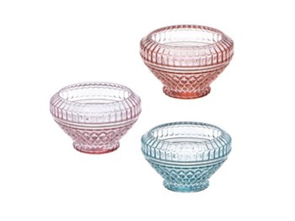 Ciotola vetro azzurro denise diametro 14 cm - altezza 9 cm – 1 pezzo - b3910 Ciotola vetro azzurro denise diametro 14 cm - altezza 9 cm – 1 pezzo - b3910