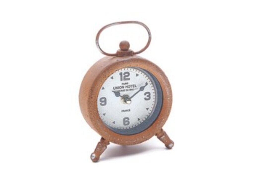 Orologio da appoggio union hotel cm 12x18 arancio - b4951ar Orologio da appoggio union hotel cm 12x18 arancio - b4951ar