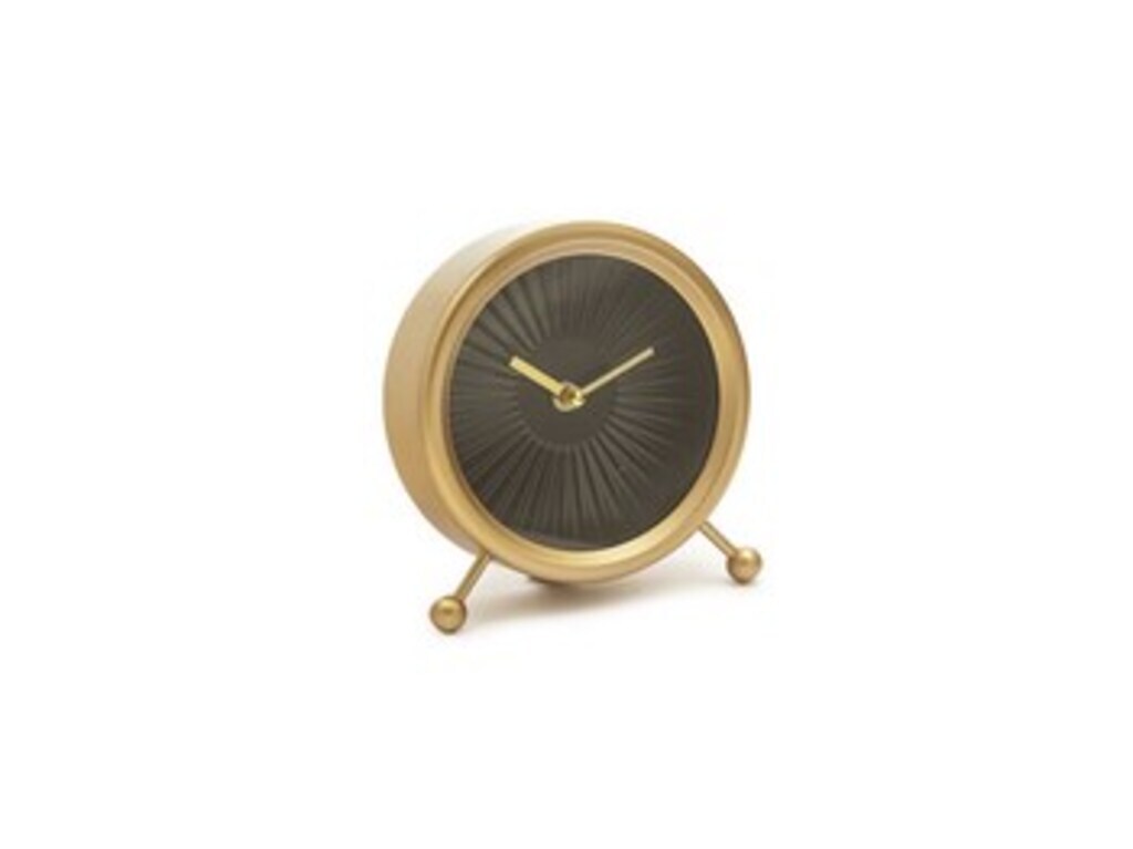 Orologio da appoggio smoothcm17x18 oro/nero - b6164