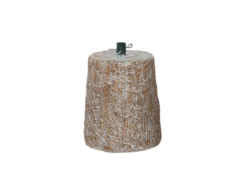 Tronco resina base albero diametro 33 cm - altezza 35 cm natural wash - b6729