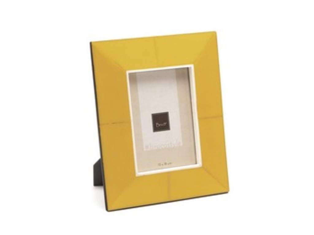 Portafoto resina tapper cm 22x27 giallo - b6783