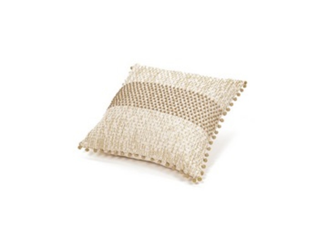 Cuscino cotone cm 45x45 beige/oro - b6835