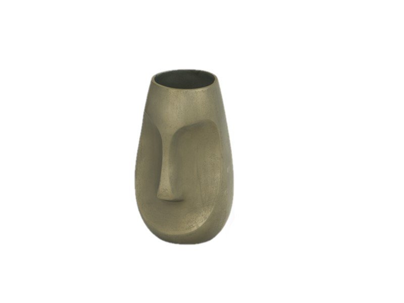 Vaso alluminio profile cm 18x30 ottone opaco - b6867 Vaso alluminio profile cm 18x30 ottone opaco - b6867