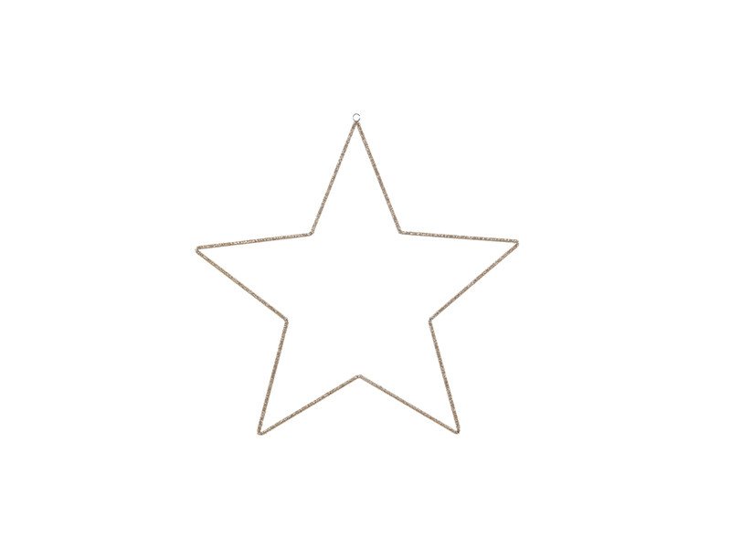 Stella perline cm 67x67 oro rosa - b7253gd