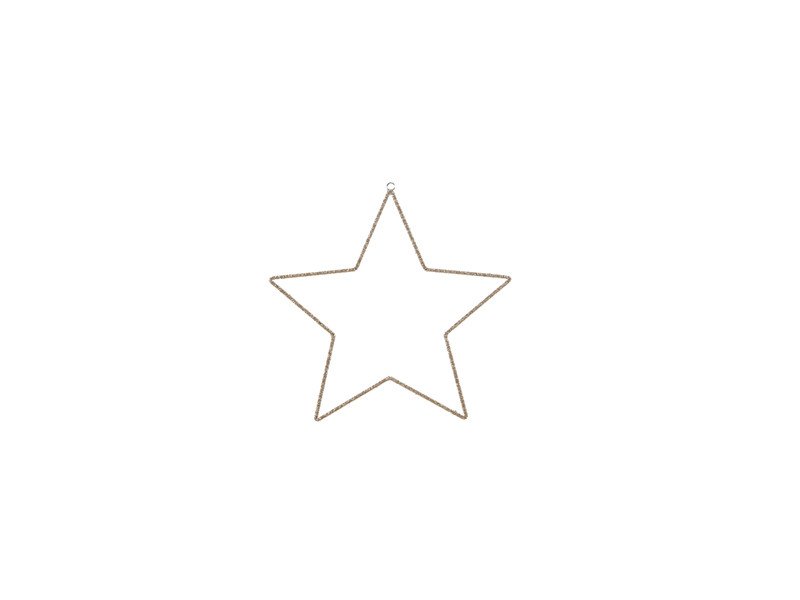 Stella perline cm 46x46 oro rosa - b7254gd