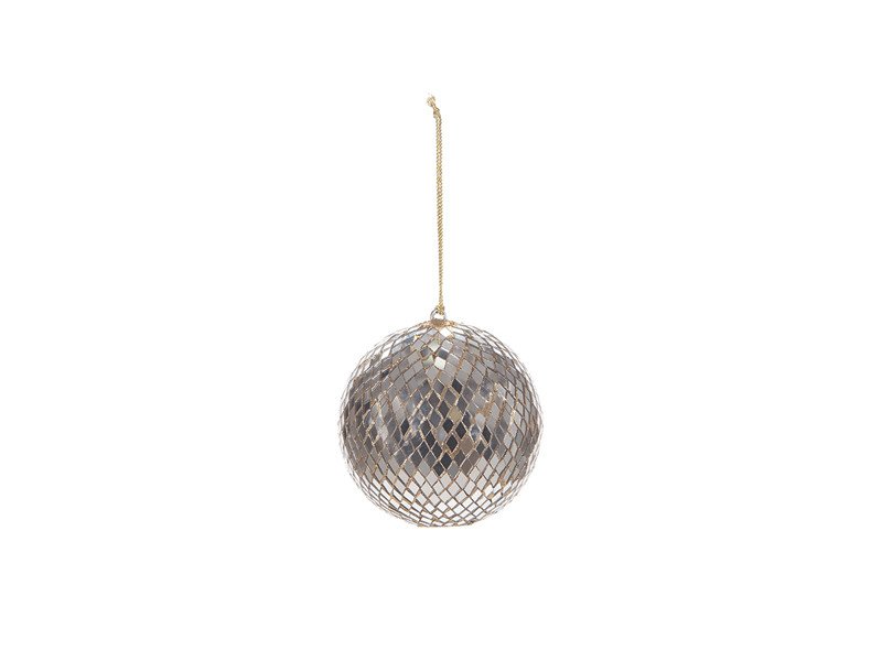 Decorazione sfera strobo diametro 7 silver - b7272