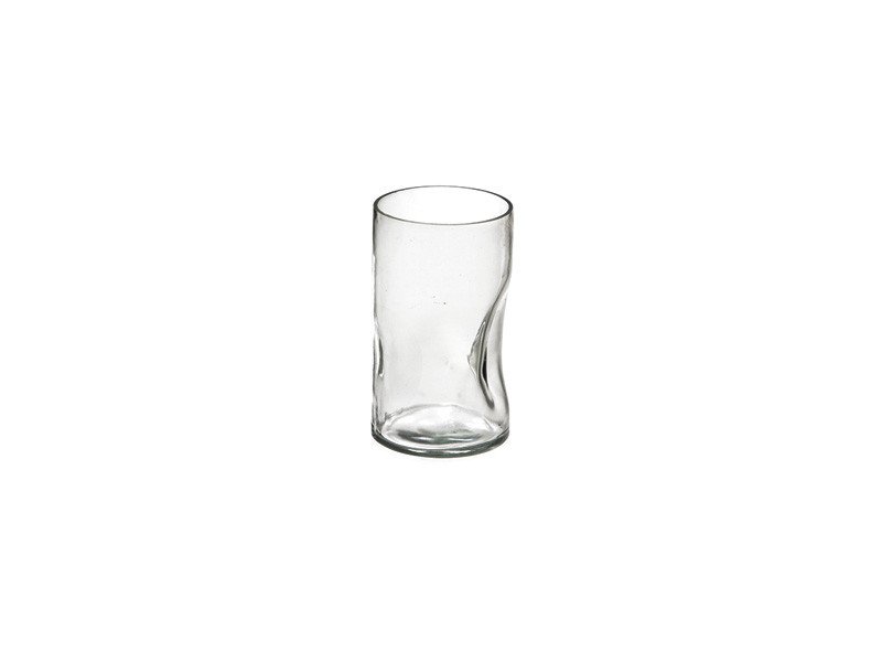 Vaso vetro deforme cm 15x25 trasparente - b7412