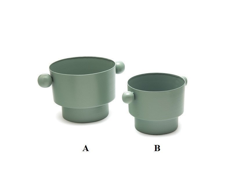 Vaso latta colorful cm 20x16 avio - b7492