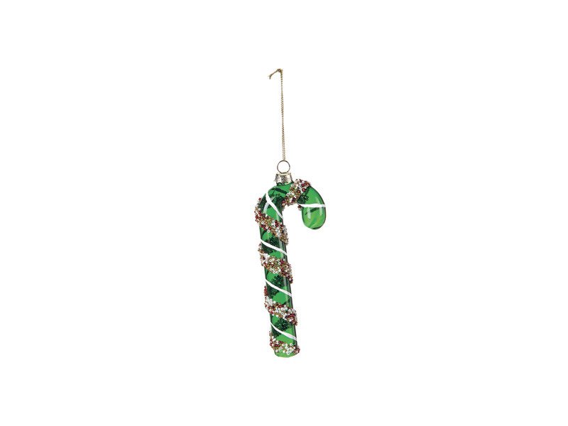 Decorazione vetro candy con perline cm4x2x15 multicolor - b7990