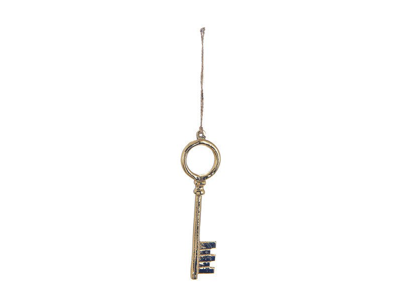 Decorazione Chiave Alluminio  Oro Oro Cm5x16 - b9272
