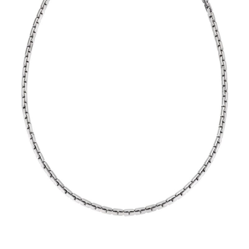 Collana in acciaio 316L - Acciaio lucido - accl17336 Collana in acciaio 316L - Acciaio lucido - accl17336