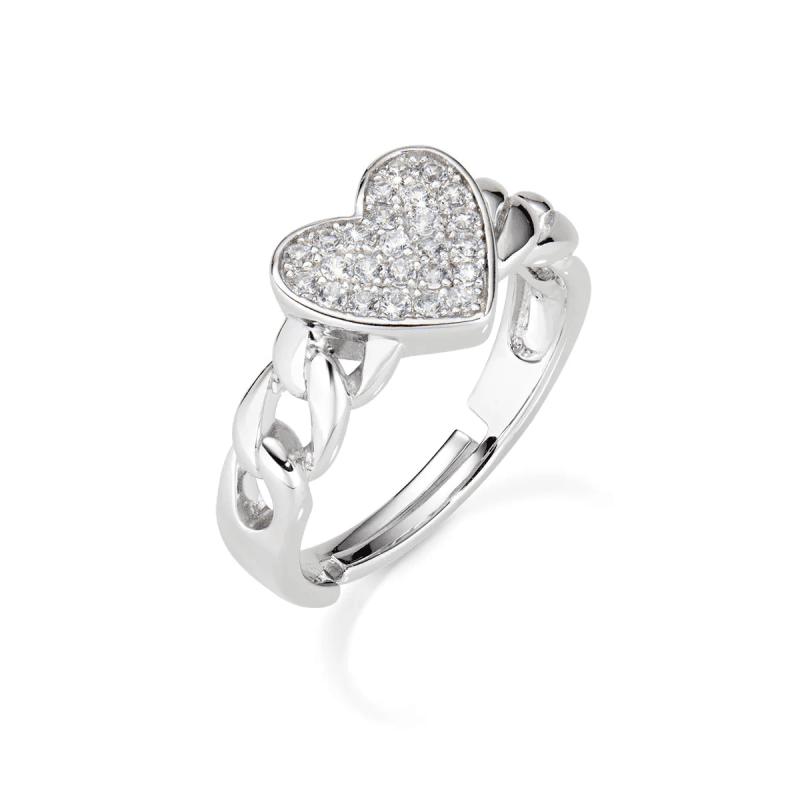 Anello cuore con catena - ancucabbz2