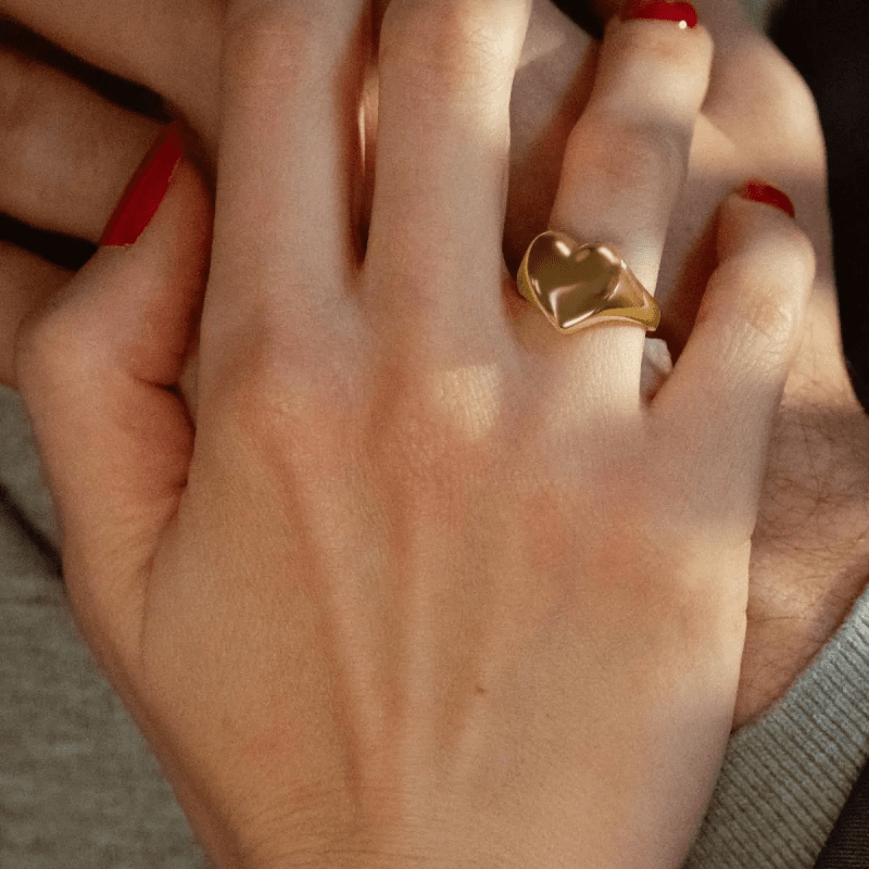 Anello Chevalier Mio Cuore Dorato - ancug2