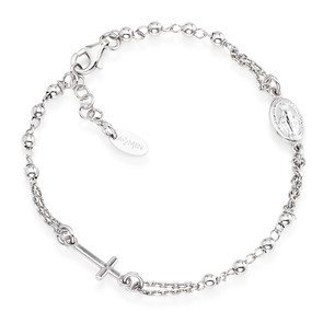 Bracciale Rosario AG925 - Rodio - brob3