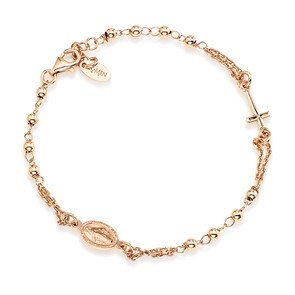 Bracciale Rosario AG925 - Rosè - bror3
