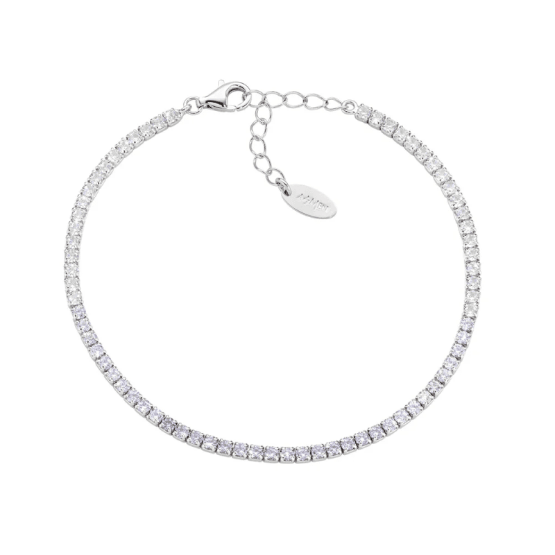 Bracciale Tennis Degradé Lillà con Zirconi - btdebli16 Bracciale Tennis Degradé Lillà con Zirconi - btdebli16