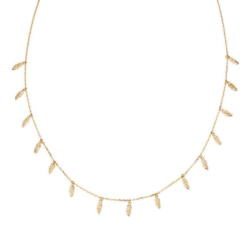 Collana in AG925 - Oro - (Lungh. 40+5 cm) - clmfeg