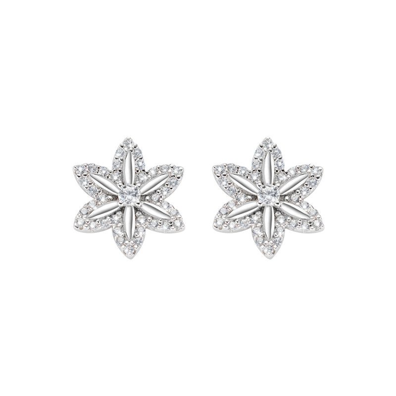 Orecchini Fiore della Vita Rodio - efllibbz2