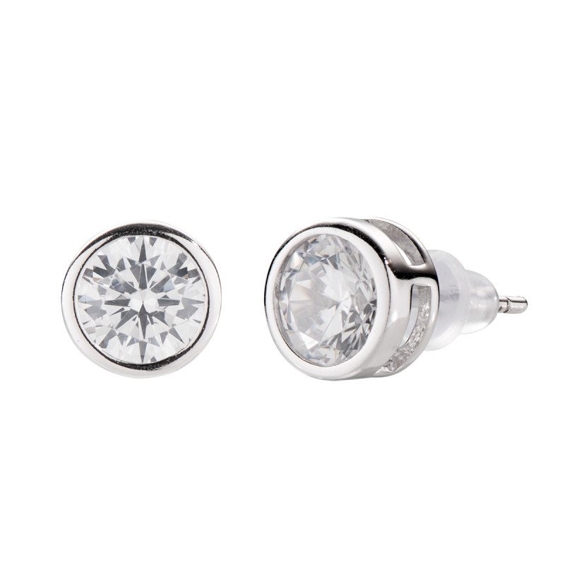 Orecchini Diamonds con Punto Luce Tondo Grande - elpt60bb Orecchini Diamonds con Punto Luce Tondo Grande - elpt60bb