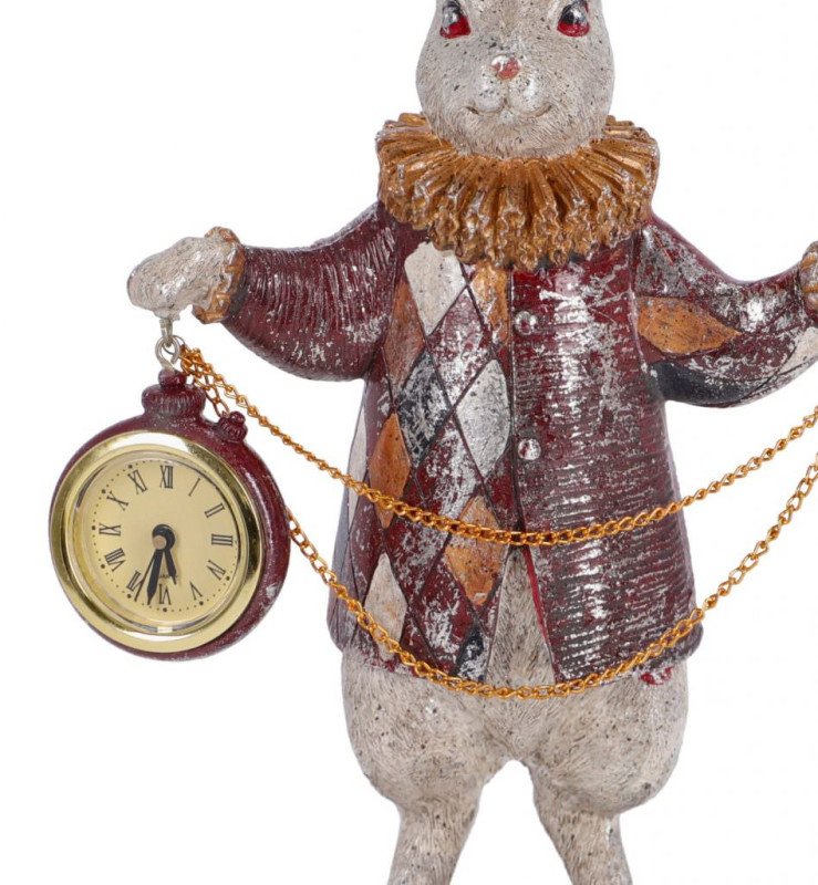 Figura Coniglio con orologio - rn114829 Figura Coniglio con orologio - rn114829