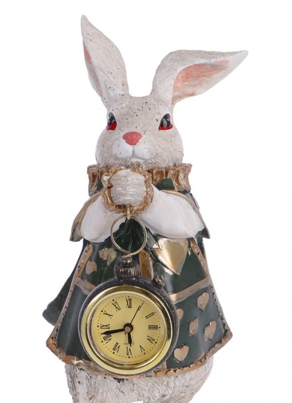 Figura Coniglio con orologio - rn117348-2 Figura Coniglio con orologio - rn117348-2