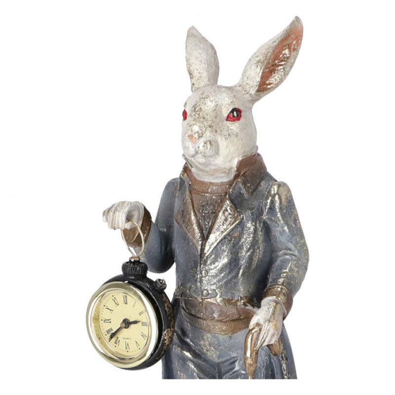 Figura Coniglio con orologio - rn119400 Figura Coniglio con orologio - rn119400