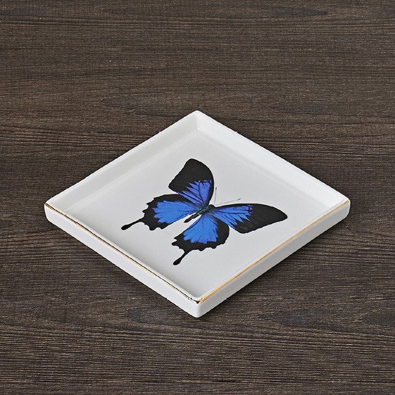 Vassoio quadrato cm.16,5 cobalto - d15618