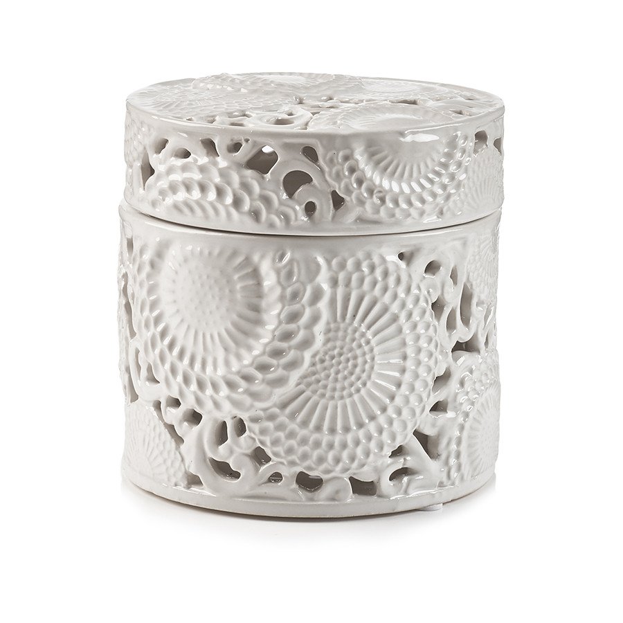 Scatola rotonda bianca diametro 14,5 h.14,5 - d17665