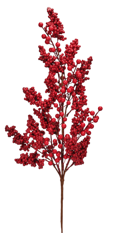 Bacche rosse diametro 28 h.76 cm. - d18391