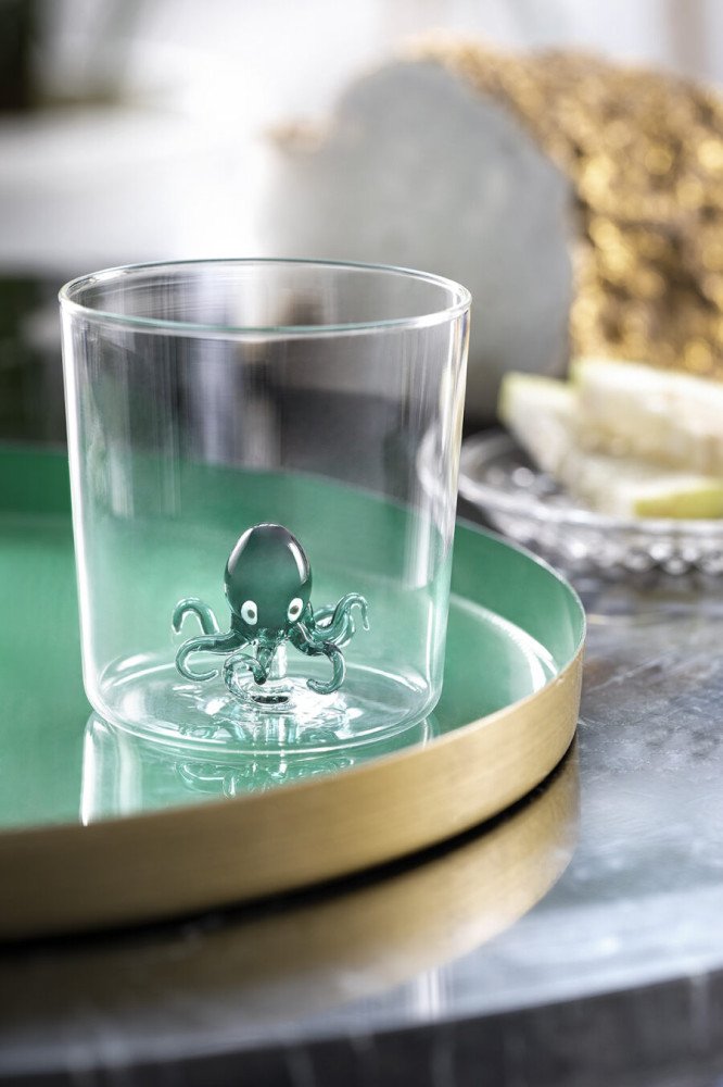Set 6 bicch. 300 ml deep sea - d18397