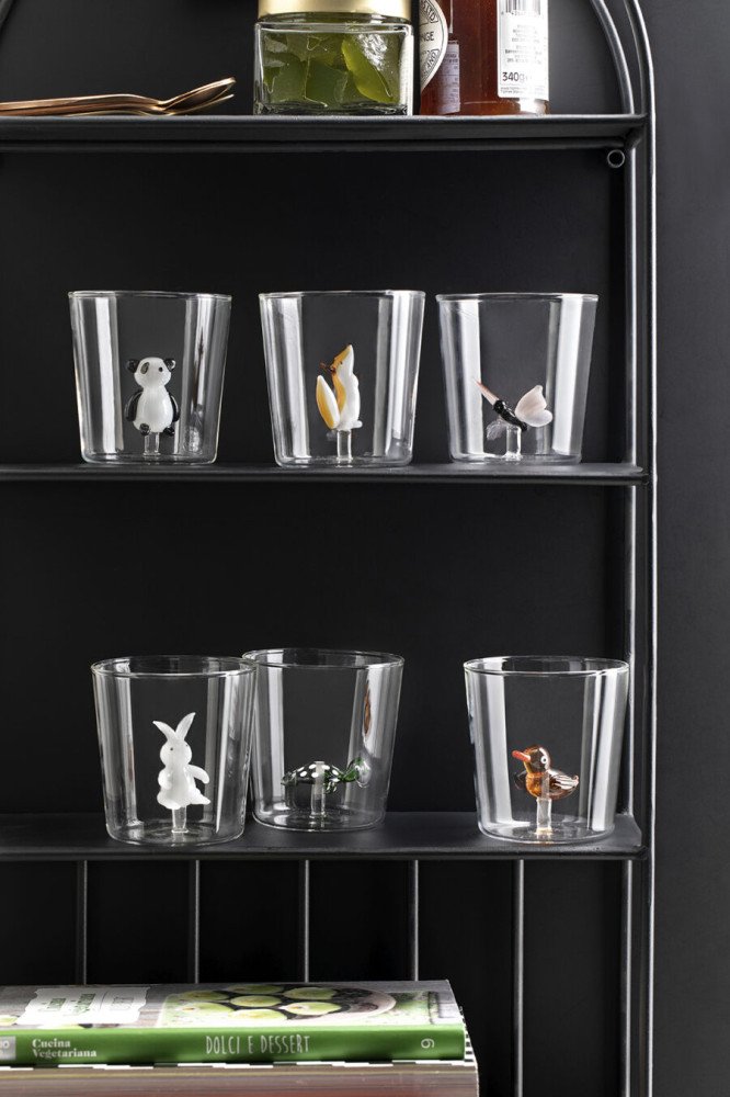 Set 6 bicch. 300 ml little pets - d18398