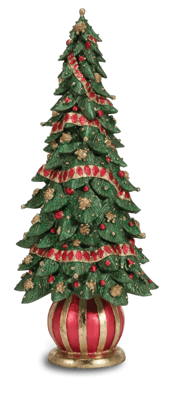 Albero Royal diametro 18 H.43cm. Verde - d18576