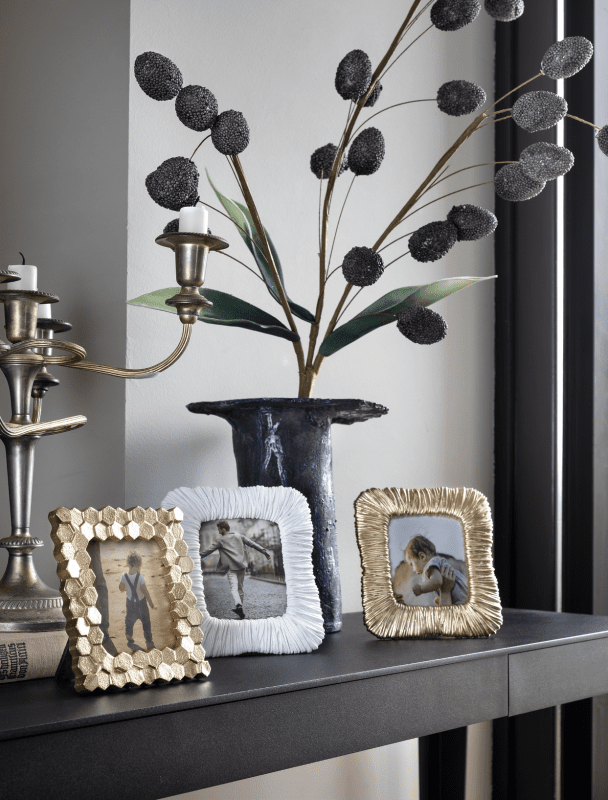 Cornice fili bianca  formato foto 9x8 - d18703