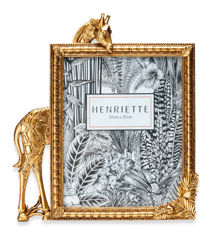 Cornice giraffa oro  formato foto 20x25 - d18706