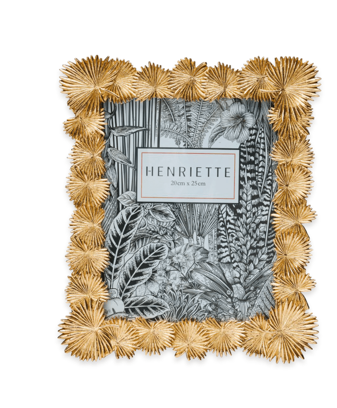 Cornice palme oro   formato foto 20x25 - d18714