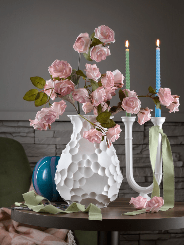 Vaso rocks bianco - d18763