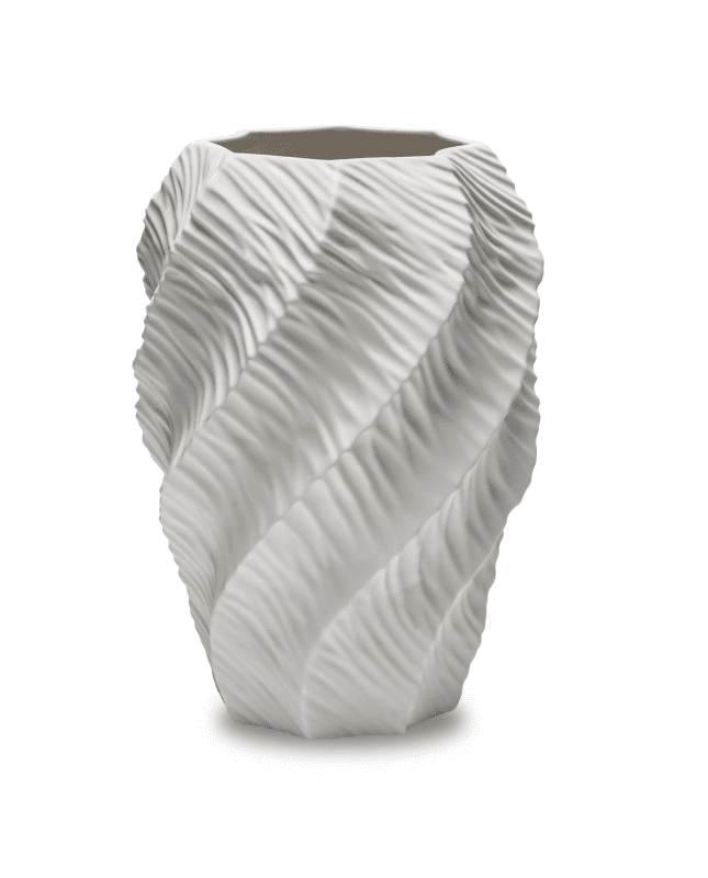 Vaso onde bianco cm.22x30h. - d18766