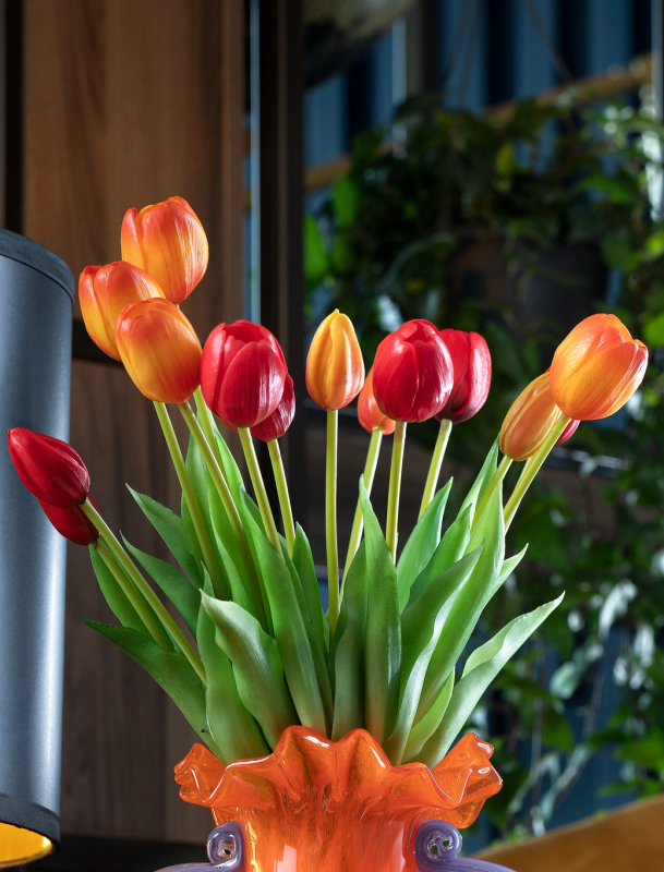 Bouquet 7 tulipani  gialli - d18784 Bouquet 7 tulipani  gialli - d18784