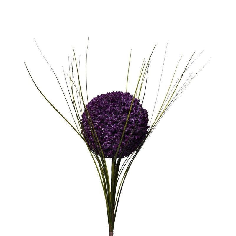 Pom pom viola  diamtero 15 h altezza 75 cm. - d18794 Pom pom viola  diamtero 15 h altezza 75 cm. - d18794