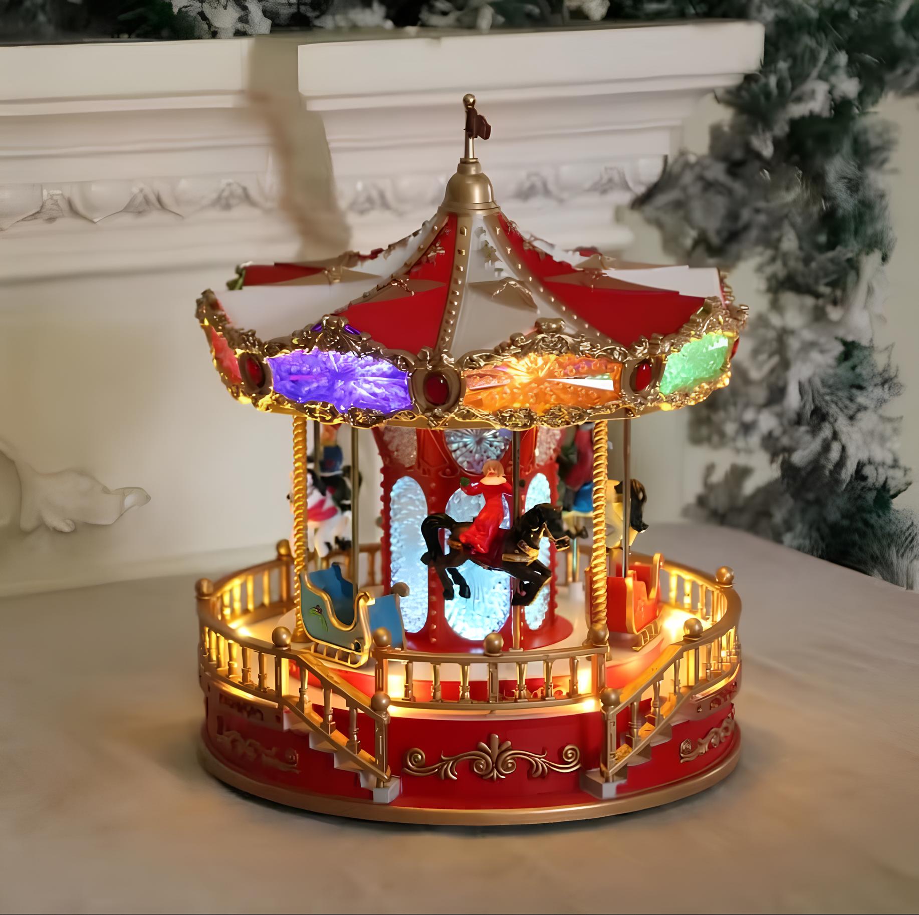 GIOSTRA CAROSELLO,Con LUCI,MUSICA,MOVIMento - d18836 GIOSTRA CAROSELLO,Con LUCI,MUSICA,MOVIMento - d18836