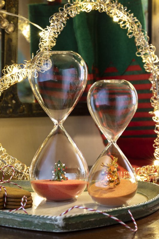 CLESSIDRA ALBERO NATALE SABBIA ROSSA - d18929 CLESSIDRA ALBERO NATALE SABBIA ROSSA - d18929