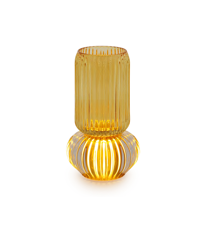 Vaso diametro Ambra con luce led - d19020