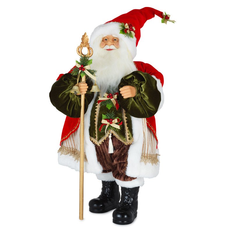 Babbo Natale Con Scettro H.63cm. - d19238