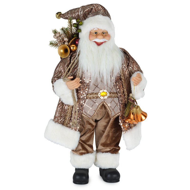 Babbo Natale Con Campane H.60cm. - d19316