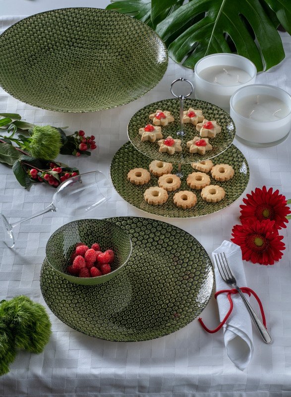 Piatto fondo fondo 21cm aurora smeraldo - aur2103sm