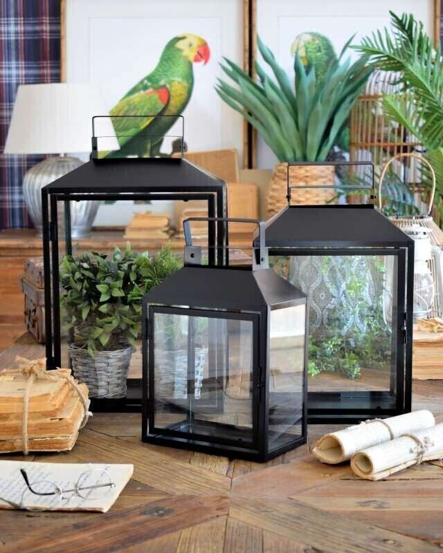 Set tre lanterne black living - 45.1926