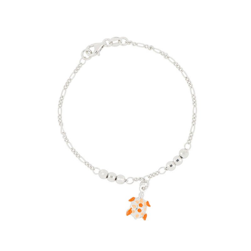 Bracciale argento 925 lineari tartaruga - agbr093kli