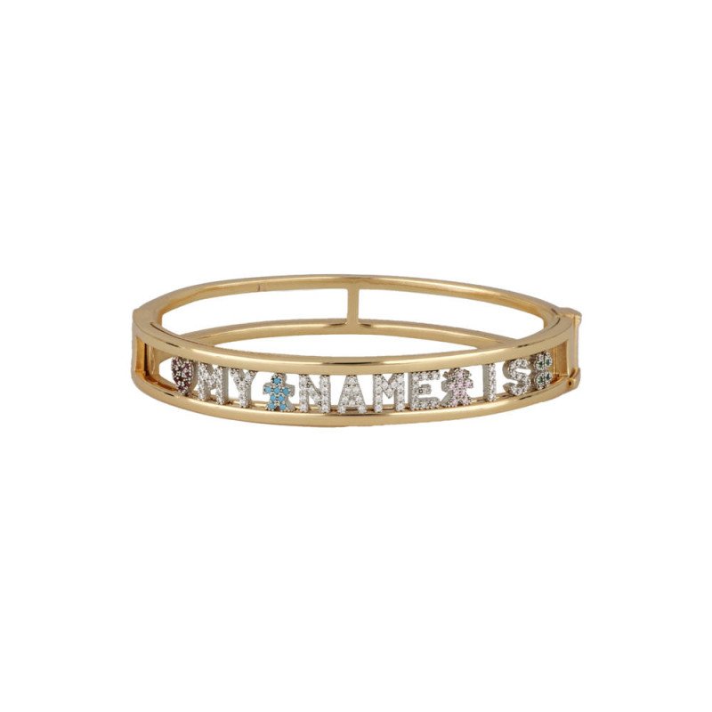 Bracciale "my name is" 10mm tg l - brdol10mm